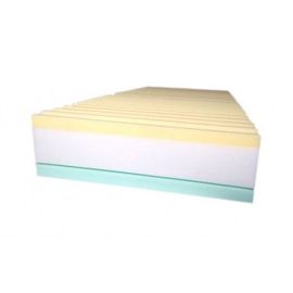 Matelas Mémoire 100x190 Housse "3d Air Fresh" "3 Couches" 25cm D'épaisseur, Déhoussable "Apollon", A Onde 9 Zones Style,