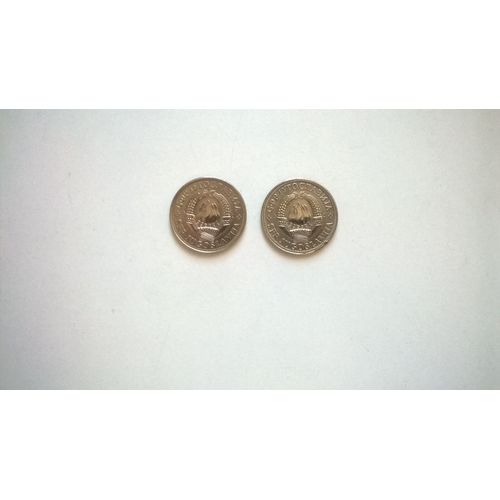 Lot De 2 Pieces De 10  Dinara 1981.