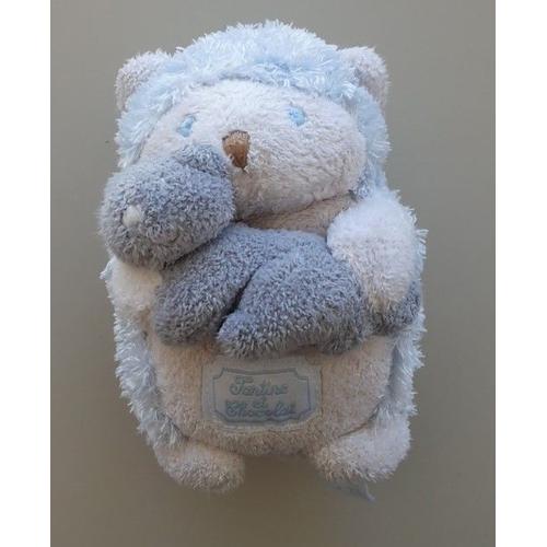 Peluche Hérisson Tartine Et Chocolat Et Son Chat 12 Cm