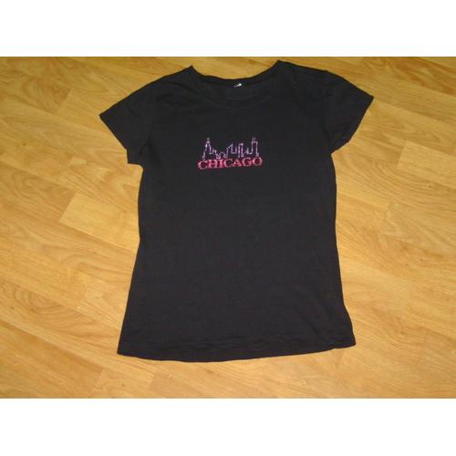 T-Shirt  Chicago Marqué Perles