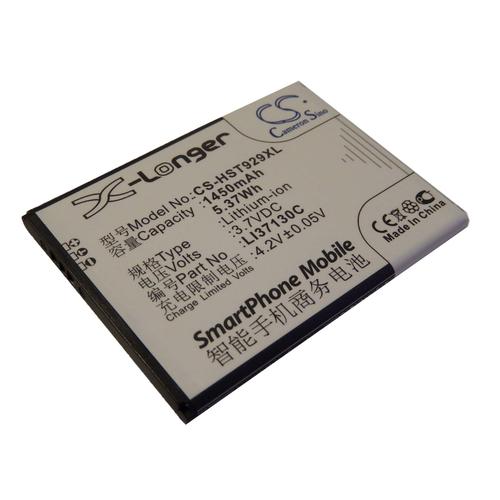 Batterie Li-Ion Vhbw 1450mah (3.7v) Pour Téléphone Portable, Smartphone Hisense E820, E912, E912s, Eg901, Eg929, T912, T929, U820 Remplace: Li37130c.