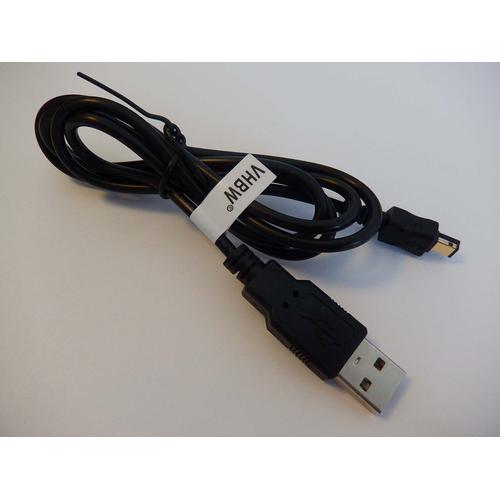 vhbw Câble de chargement USB pour Nikon Coolpix L100, L110, L120, L330, L810, L820, L830, S810c, S810