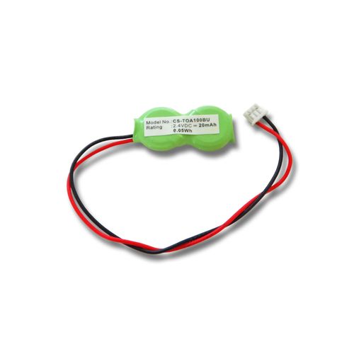 Batterie Bios Ni-MH vhbw 20mAh (2.4V) Notebook Laptop Toshiba Qosmio G30-134, Qosmio G30-135, Qosmio G30-137, Qosmio G30-138, Qosmio G30-139