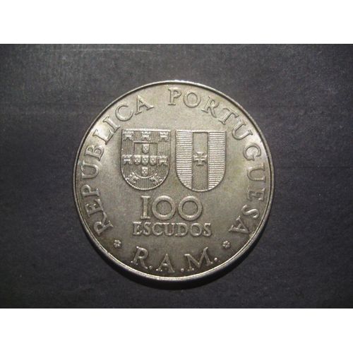 100 Escudos Portugal 1981 Madeira Superbe