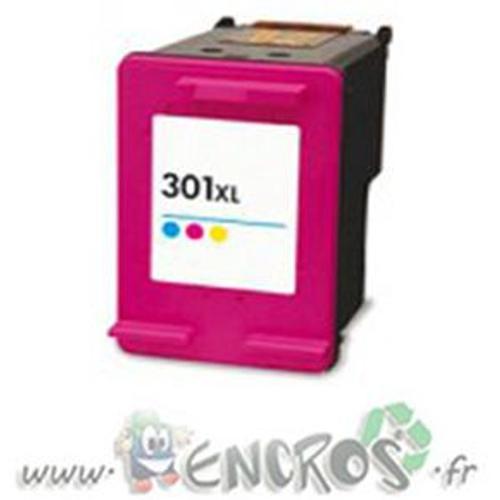 JET ENCRE- HP 301XL - Cartouche compatible Couleurs