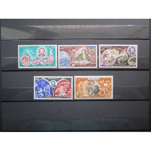 Monaco. Timbres N° 792 A 796 (1969). Centenaire De La Premiere Edition Des Lettres De Mon Moulin (Alphonse Daidet)