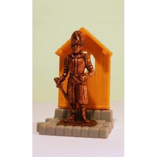 Jouet kinder figurine métallique Garde Suisse Swiss 2 K96 75 France 1995 décor 