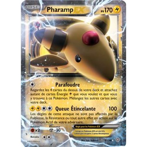 Pharamp Ex Full Art Origines Antique 27/98 - Vf