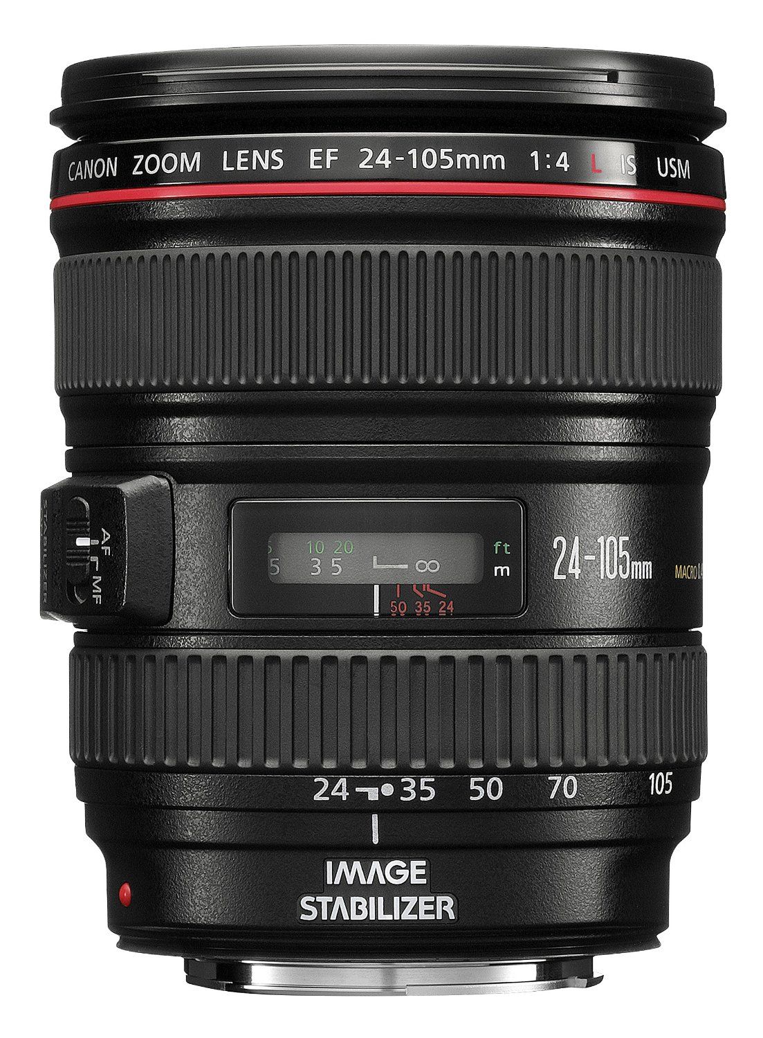 Objectif Canon EF - Fonction Zoom - 24 mm - 105 mm - f/4.0 L IS USM - Canon EF - pour EOS 1000, 1D, 50, 500, 5D, 7D, Kiss F, Kiss X2, Kiss X3, Rebel T1i, Rebel XS, Rebel XSi_image_3|Rakuten