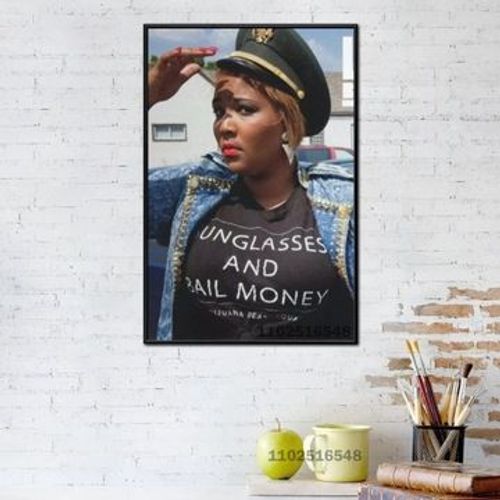 Lizzo toile affiche affiche peinture murale p,mpression murale Poster pour salon chambre ¿¿ coucher d¿¿cor sans cadre(80*120cm)