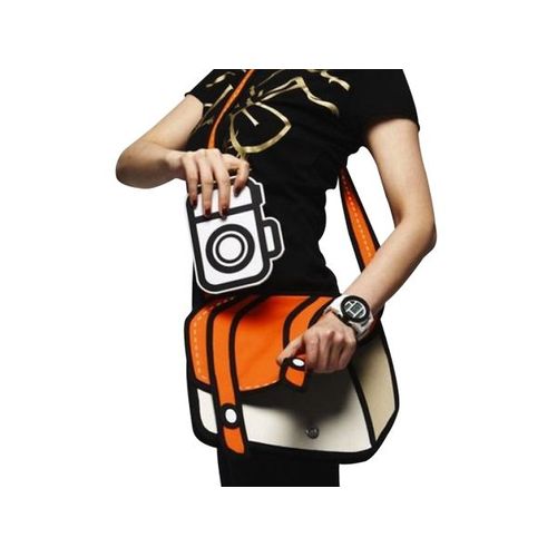 Sac 2d Style Dessins Animés Cartoon Bleu