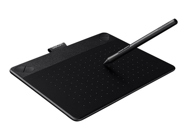 Wacom Intuos Comic Small - Numériseur - droitiers et gauchers - 15.2 x 9.5 cm - multitactile - électromagnétique - 4 boutons - filaire - USB - noir