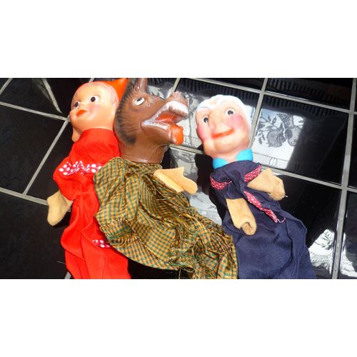 Marionnettes Mère Grand Et Le Loup