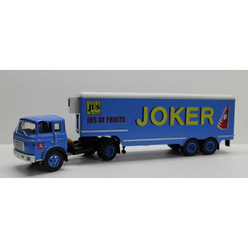 CAMION JOKER 100% JUS DE FRUIT - 1/43 MODÈLE RÉDUIT MINIATURE TRACTEUR  SEMI-REMORQUE ALTAYA (3)