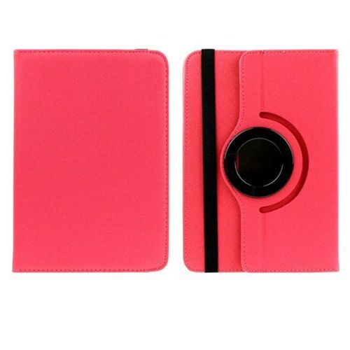 Housse De Tablette Tactile Protection Intégrale 7 Pouces Support 360° Cuir Rouge Yonis
