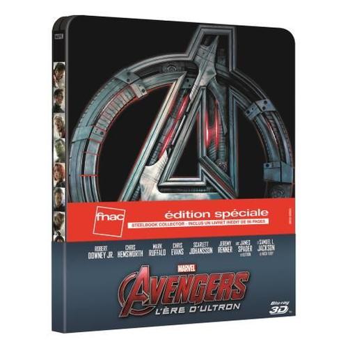 Avengers L'ere D'ultron Bluray 3d + 2d Steelbook