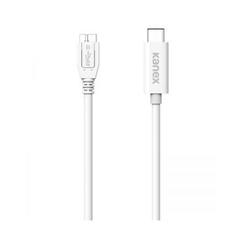 Kanex - Câble USB - Micro-USB de type B (F) pour USB-C (M) - USB 3.0 - 1.2 m - blanc