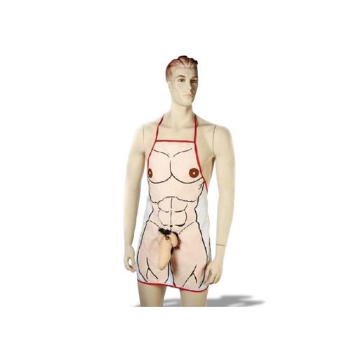 Tablier Humouristique Avec Pénis 3d Homme Nu Sexy