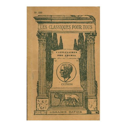 Les Classiques Pour Tous Catilinaires Pro Archia / Ciceron / Réf: 21930
