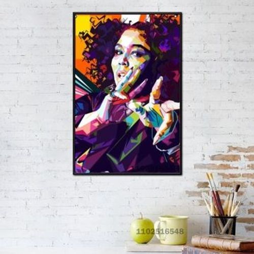 Lizzo toile affiche affiche peinture murale p,mpression murale Poster pour salon chambre ¿¿ coucher d¿¿cor sans cadre(80*120cm)