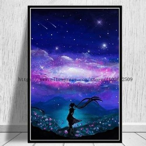 Affiche en toile Anime Sailor _ Moon, affiches obra,mpression murale Poster pour salon chambre ¿¿ coucher d¿¿cor sans cadre(80*120cm)