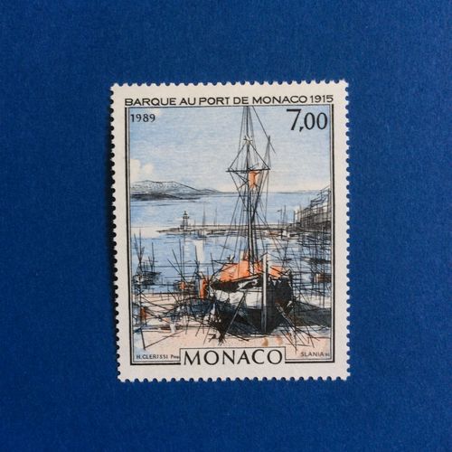 Monaco - Barque Au Port De Monaco 1915