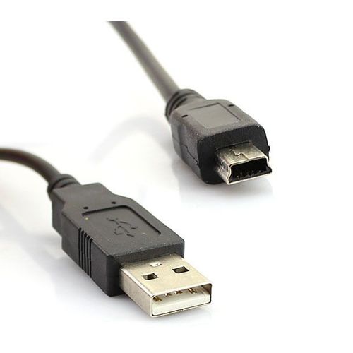 Câble Adaptateur rallonge USB A Male 4 pin vers Mini B USB Mâle 5 pin - 65 cm