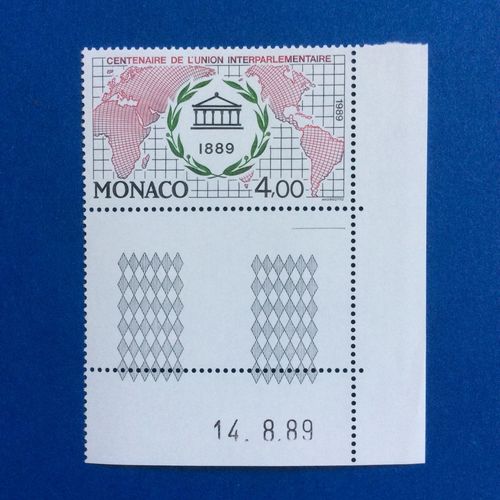 Monaco - Centenaire De L'union Interpalementaire
