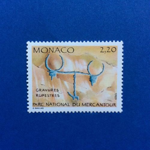 Monaco - Parc National Du Mercantour - Gravures Rupestres - Attelage