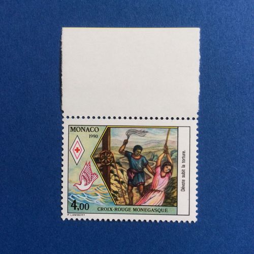 Monaco - Croix Rouge - Vie De Sainte Dévote