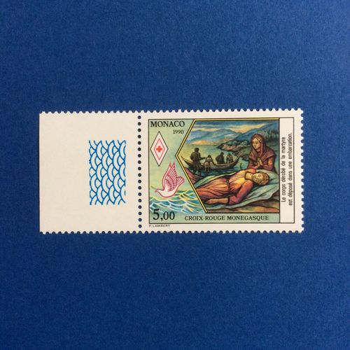 Monaco - Croix Rouge - Vie De Sainte Dévote