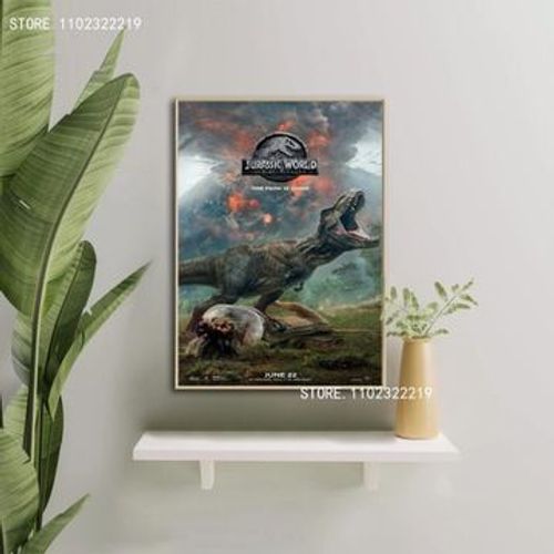 Affiche sur toile d'art mural Dominion de Jurassic World,mpression murale Poster pour salon chambre ¿¿ coucher d¿¿cor sans cadre(80*120cm)