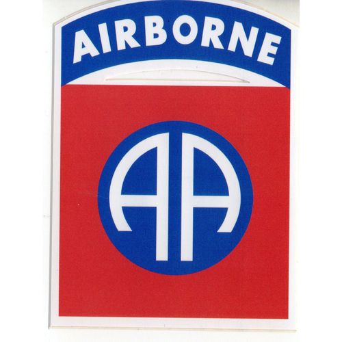 Ww2 - Stickers Adhésif - Insigne 82ème Airbone Division Us