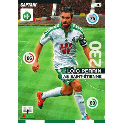 Carte Adrenalyn 2015 / 2016 - Loic Perrin - Saint Etienne - N° 182