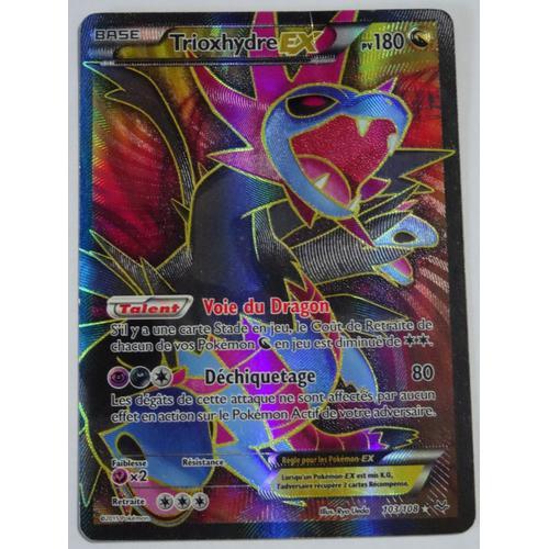 Carte Pokémon Trioxhydre-Ex 103/108 180 Pv Ultra Rare