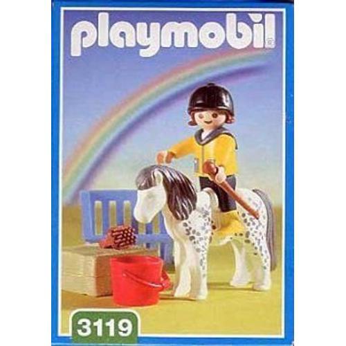 Playmobil 3119 - La Vie À La Ferme - Enfant / Poney