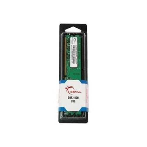 G.Skill NT Series - DDR2 - 2 Go - DIMM 240 broches - 800 MHz / PC2-6400 - CL5 - 1.8 V - mémoire sans tampon - non ECC