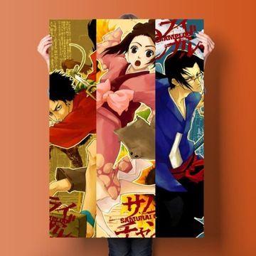 Affiche sur toile Samurai Champloo,mpression murale Poster p... - 5