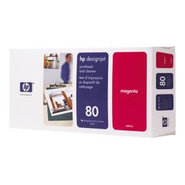 HP - Magenta - tête d'impression avec nettoyeur - pour DesignJet 1050c, 1050c plus, 1055cm, 1055cm plus