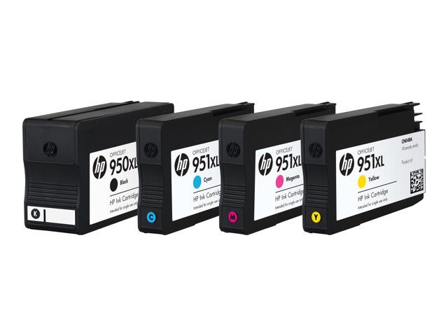 Cartouche encre compatible HP 950XL/951XL Noir, Jaune, Cyan, Magenta