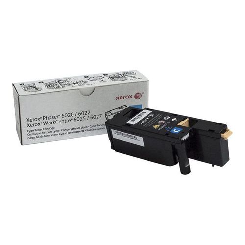 Xerox - Cyan - originale - cartouche de toner - pour Phaser 6020V_BI, 6022/NI, 6022V_NI; WorkCentre 6025V_BI, 6027/NI, 6027V_NI