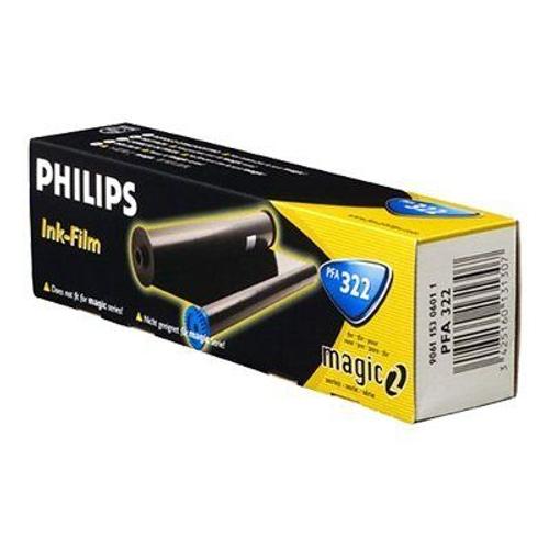 Philips PFA 322 - Noir - recharge ruban d'encre d'imprimante (transfert thermique) - pour Philips PPF484; Magic 2, 2 Primo, Dect 2, Voice 2; Magic2 Dect, Primo, Voice, Xalio