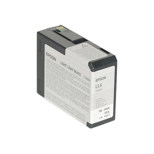 Epson T5809 - 80 ml - noir clair - originale - cartouche d'encre - pour Stylus Pro 3800, Pro 3880