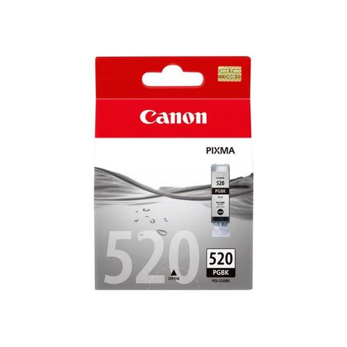 Canon PGI-520BK - 19 ml - noir - originale - réservoir d'encre - pour PIXMA iP3600, iP4700, MP540, MP550, MP560, MP620, MP630, MP640, MP980, MP990, MX860, MX870