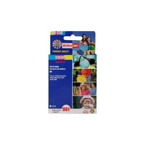 ActiveJet AH-C56 Premium version - 21 ml - haute capacité - couleur (cyan, magenta, jaune) - remanufacturé - cartouche d'encre (équivalent à : HP 901 ) - pour HP Officejet 4500, 4500 G510, J4524...