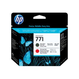 HP 771 - Noir mat, rouge chromatique - tête d'impression - pour DesignJet Z6200, Z6600 Production Printer, Z6800 Photo Production Printer