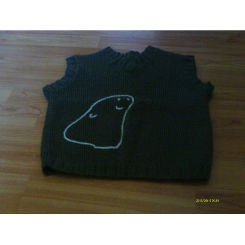 Pull Sans Manches Marron Barbapapa 5-6 Ans ...