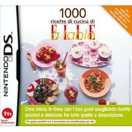 Nintendo Ds 1000 Recettes De Cuisine De Elle Et Table