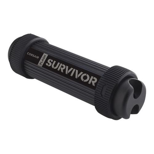 CORSAIR Flash Survivor Stealth - Clé USB - 64 Go - USB 3.0 - aluminium anodisé