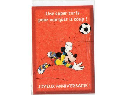 Carte Anniversaire Mickey A Prix Bas Neuf Et Occasion Rakuten